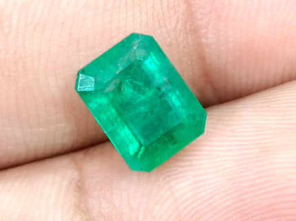 2.64ct Natural Emerald - Medium Deep Spring Green - Octagon Cut - SGL Certified Gemstone
