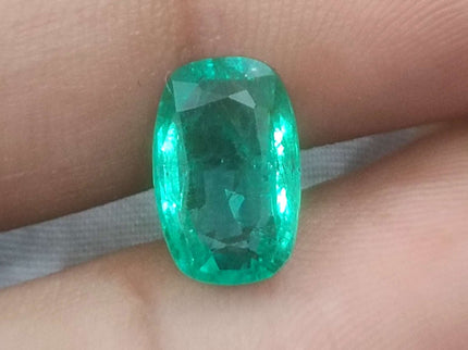 2.86ct Certified Zambian Natural Emerald Stone