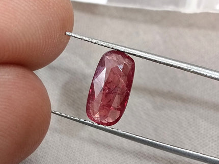 2.04ct Unheated Natural Ruby Wine Red SGL Certified Mozambique Cushion Cut Loose Stone