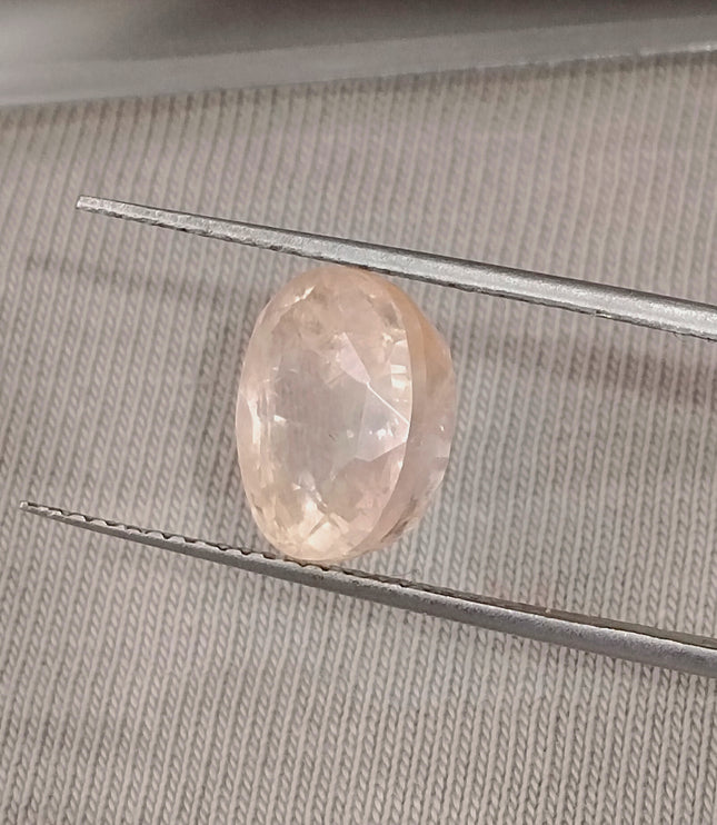 Untreated Padparadscha Sapphire 5.20ct Natural IGI Certified Pinkish Orange Oval Cut Loose Gemstone