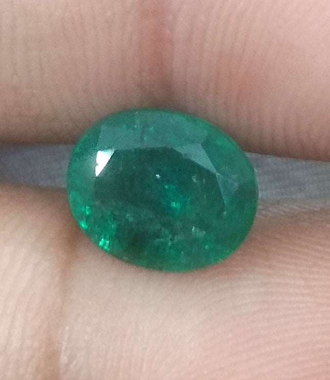 2.32ct Certified Zambian Natural Emerald Stone