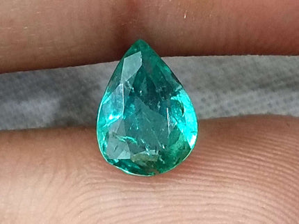 Certified 1.15ct Zambian Natural Emerald
