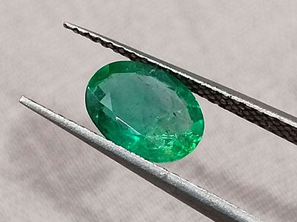 Certified 1.02ct Zambian Natural Emerald