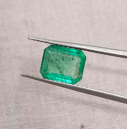 1.45ct Zambian Emerald, 100% Natural Earth Mined Gemstone