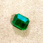 GSI Certified 3.87ct Deep Velvet Green Swat Emerald , 100% Natural Earth Mined Gemstone