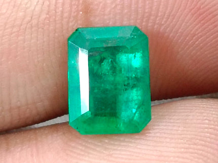 2.64ct Natural Emerald - Medium Deep Spring Green - Octagon Cut - SGL Certified Gemstone