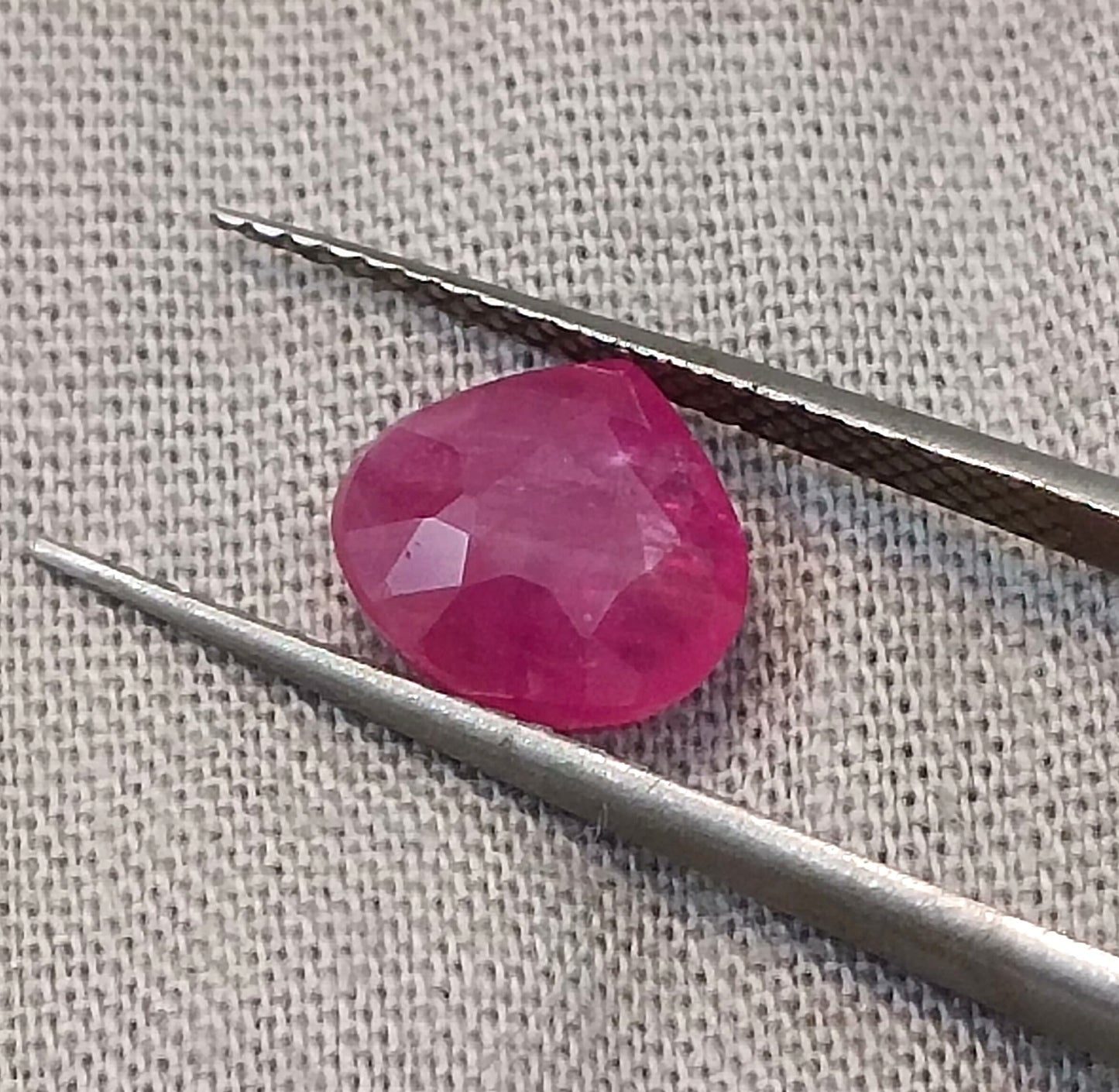 1.99ct African Ruby Certified By GSI, Natural Untreated Gemstone