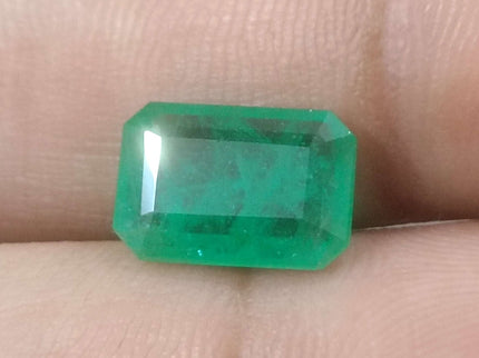 2.87ct Certified Zambian Natural Emerald Stone