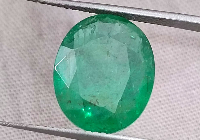 GSI Certified 6.23ct Medium Deep Emerald, Natural Gemstone