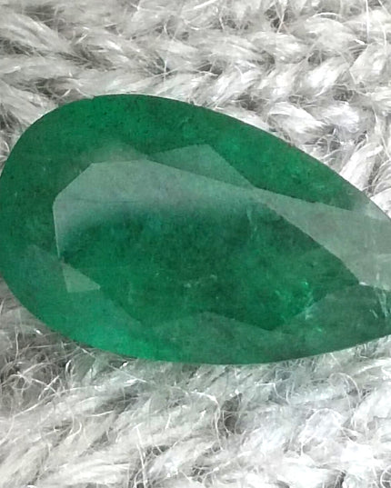 9.61ct Deep Vivid Green Natural Emerald, Earth Mined Gemstone