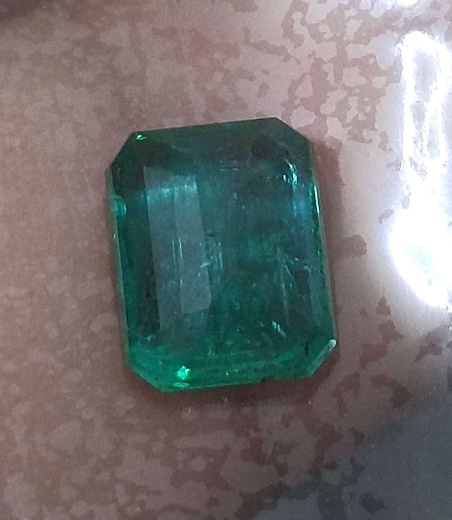 Zambian Emerald 1.39ct Natural Medium Green Loose Gemstone