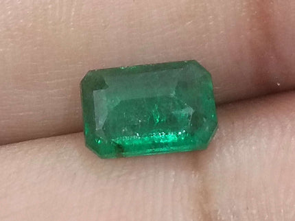 Certified 1.63ct Zambian Natural Emerald.