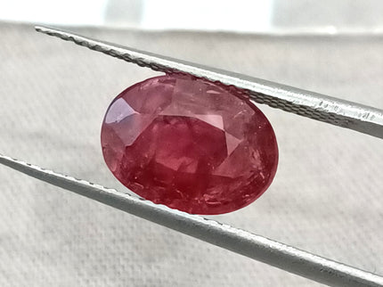 2.53ct Natural Unheated Ruby SGL Certified Mozambique