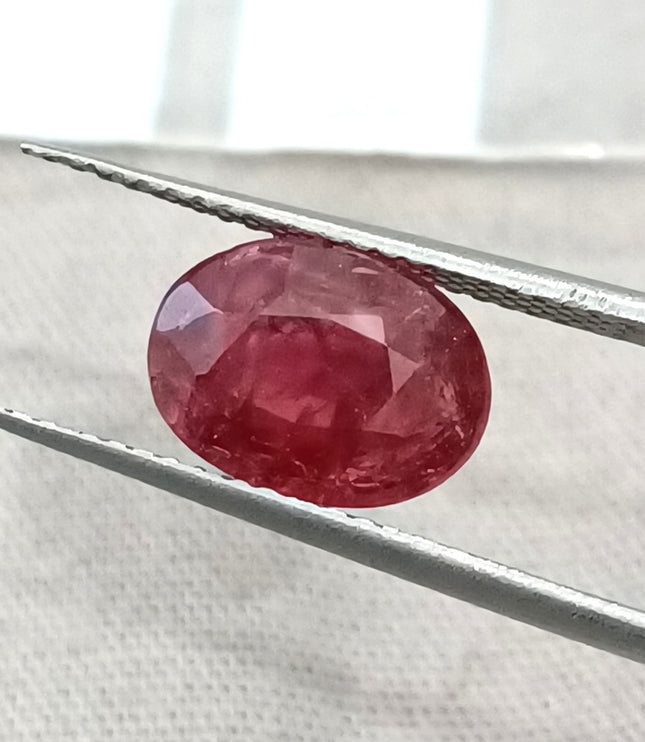 2.53ct Natural Unheated Ruby SGL Certified Mozambique