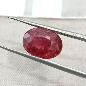 2.53ct Natural Unheated Ruby SGL Certified Mozambique