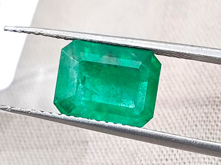 2.64ct Natural Emerald - Medium Deep Spring Green - Octagon Cut - SGL Certified Gemstone