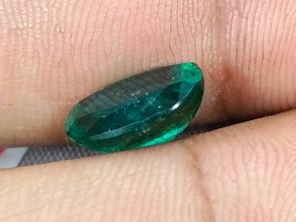 Certified 3.33ct Deep Green Zambian Emerald