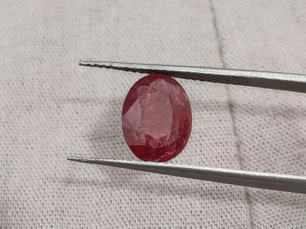 2.09ct Unheated Ruby Mozambique Natural Deep Orangish Red SGL Certified Loose Gemstone