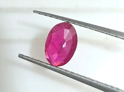 Certified 0.49ct Natural Unheated Blood Red Mozambique Ruby.