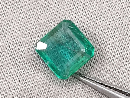 1.38ct Natural Zambian Emerald GSI Certified