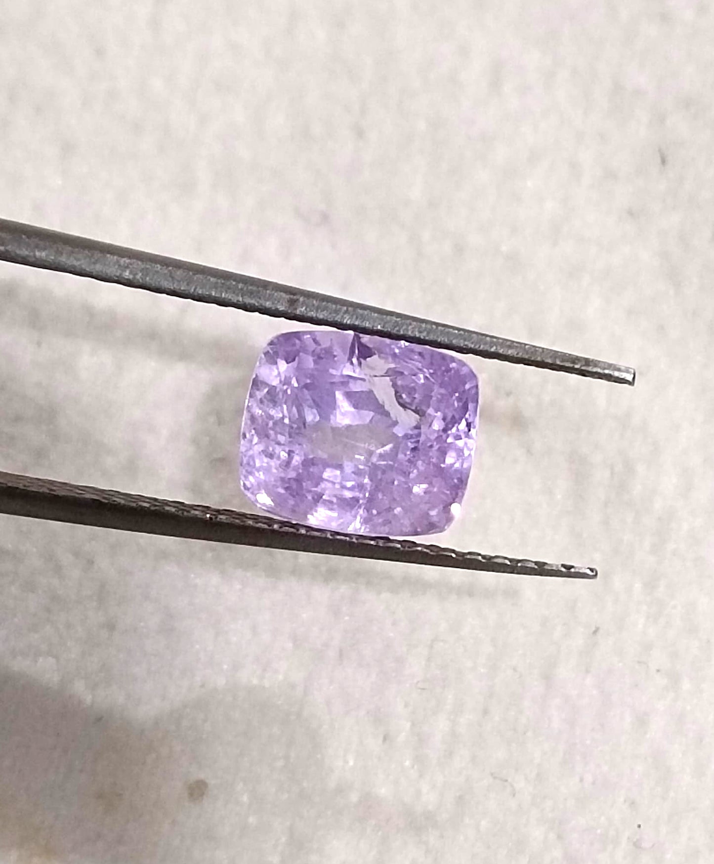 2.06ct Lavender Color Ceylon Sapphire , 100% Natural Untreated Gemstone