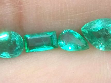 4.10ct Zambian Natural Emerald Parcel