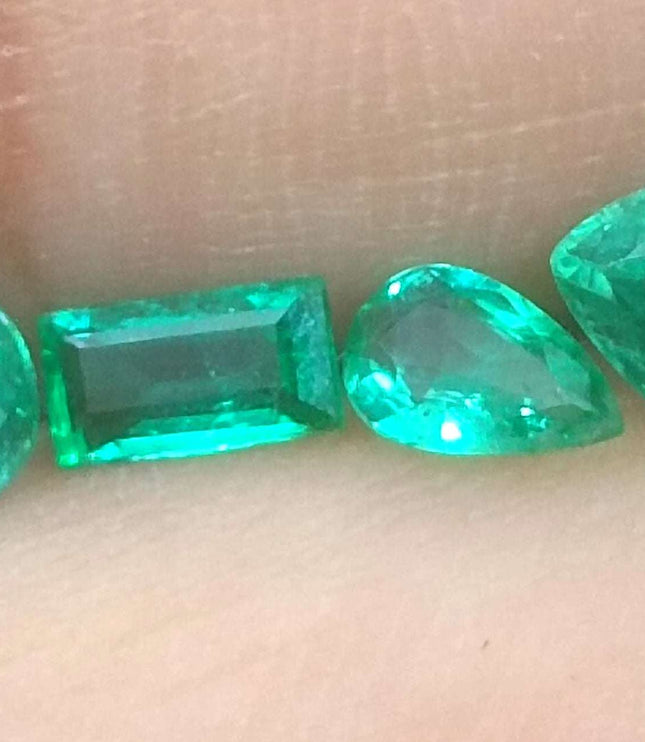 4.10ct Zambian Natural Emerald Parcel