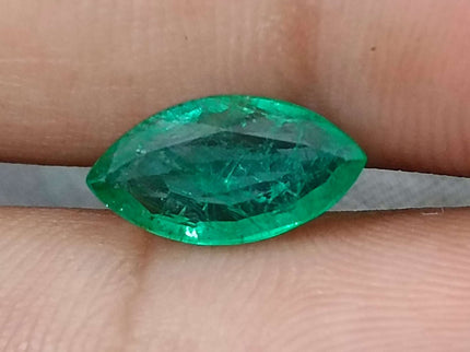 Certified 1.52ct Natural Zambian Emerald