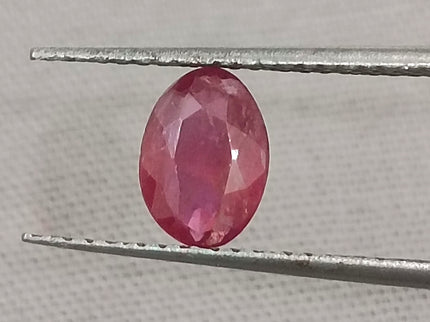 Certified 0.99ct Untreated Natural Pigeon Blood Red Ruby.