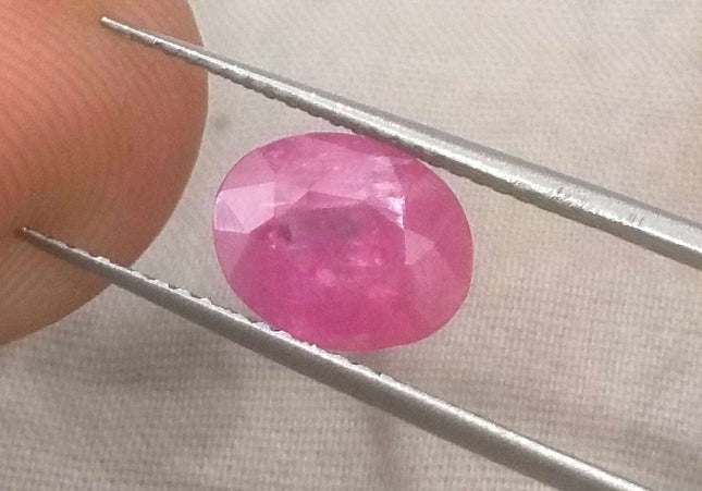 2.22ct GSI Certified Burmese Ruby Untreated Unheated Loose Gemstone