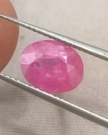 2.22ct GSI Certified Burmese Ruby Untreated Unheated Loose Gemstone