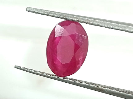 GSI Certified 1.03ct Mozambique Ruby, Natural Untreated Ruby