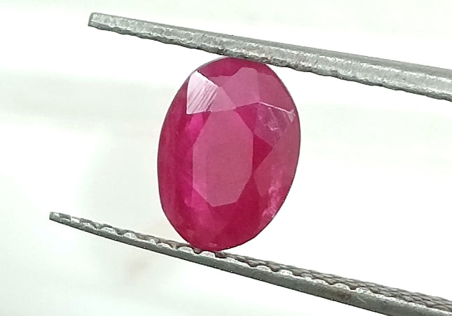 GSI Certified 1.03ct Mozambique Ruby, Natural Untreated Ruby