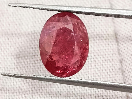 2.09ct Unheated Ruby Mozambique Natural Deep Orangish Red SGL Certified Loose Gemstone