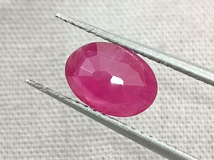 GSI Certified 1.32ct Mozambique Ruby, Natural Untreated