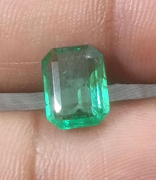 2.35ct Certified Zambian Natural Emerald Stone
