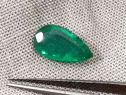 Certified 1.33ct Zambian Natural Emerald