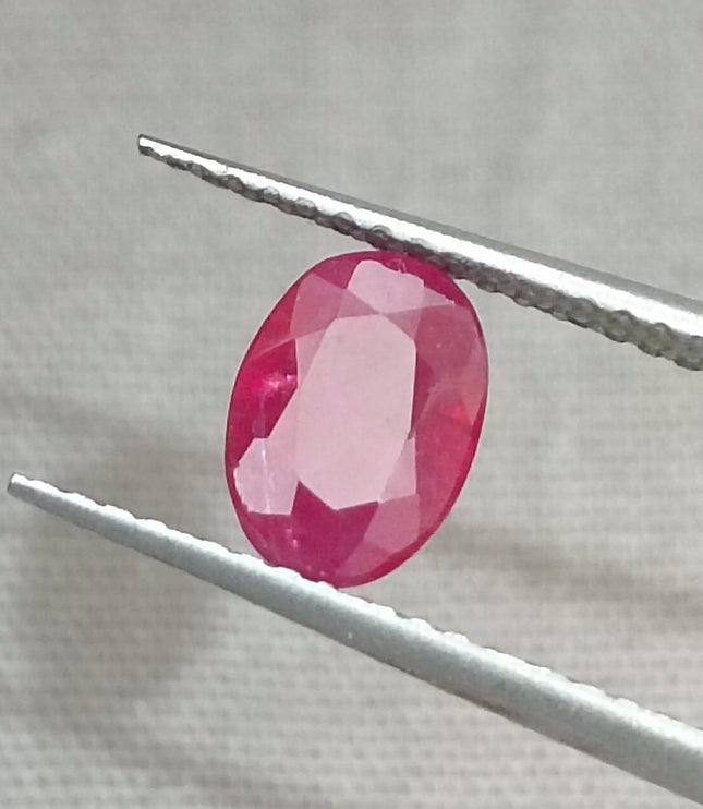 Mozambique Ruby 1.02ct Blood Red Natural untreated Gemstone