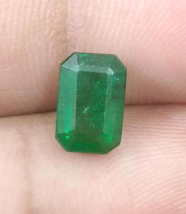 1.72ct Certified Zambian Natural Emerald.