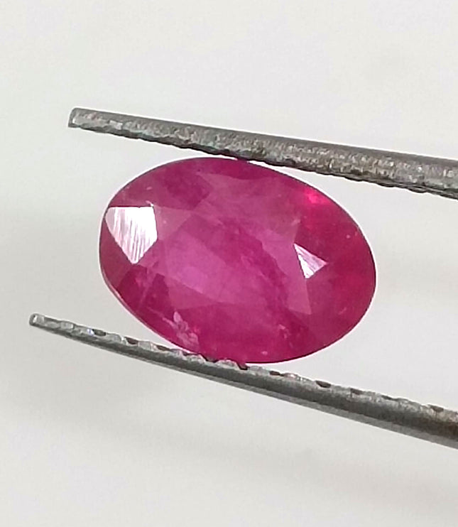 Mozambique Ruby 0.90ct Certified Natural Untreated Blood Red Gemstone