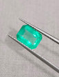 GSI Certified 1.12ct Colombian Emerald, 100% Natural Earth Mined Gemstone