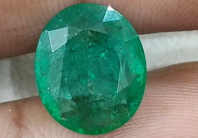 GSI Certified 6.23ct Medium Deep Emerald, Natural Gemstone