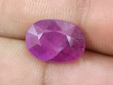 African Ruby 4.73ct Untreated Oval Cut Loose Gemstone