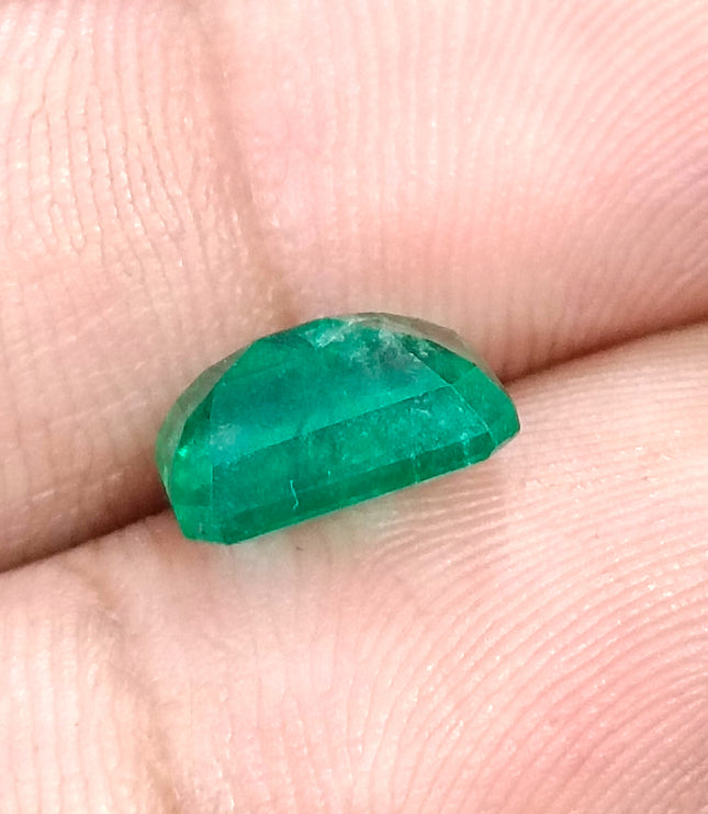 2.64ct Natural Emerald - Medium Deep Spring Green - Octagon Cut - SGL Certified Gemstone
