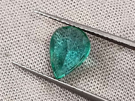 Certified 1.15ct Zambian Natural Emerald