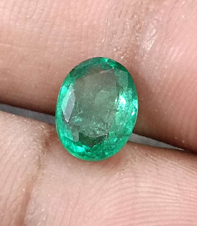 1.61ct Natural Zambian emerald stone