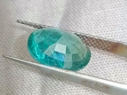 GSI Certified 2.93ct Zambian Emerald, Natural Gemstone