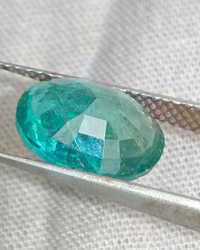 GSI Certified 2.93ct Zambian Emerald, Natural Gemstone