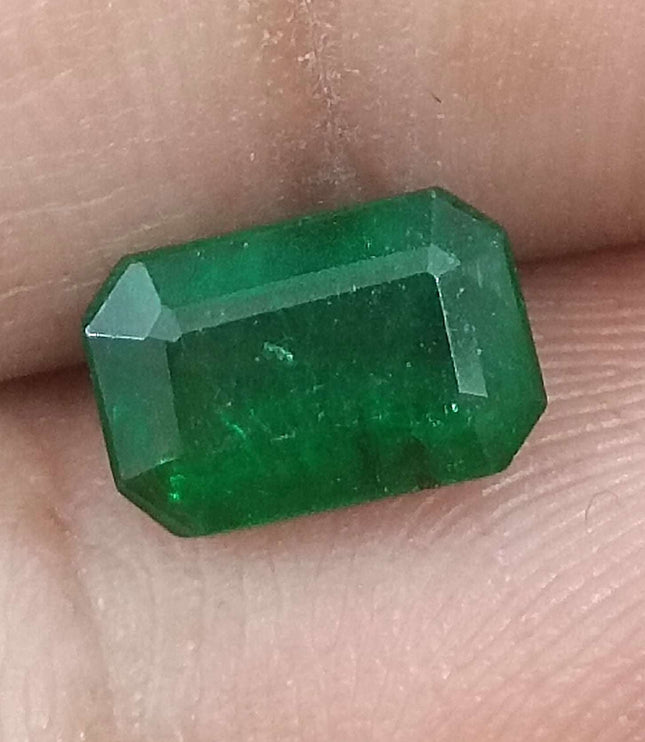 1.72ct Certified Zambian Natural Emerald.