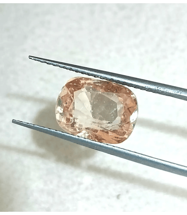 Suberp IGI Certified 4.34ct Padparadscha Sapphire, Natural Untreated Gemstone - SMSGEMS 